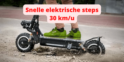 Snelle elektrische steps 30 kmu