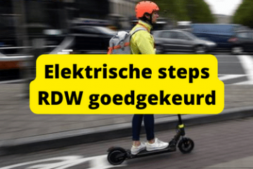 Elektrische steps RDW goedgekeurd
