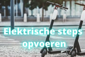 Elektrische steps opvoeren