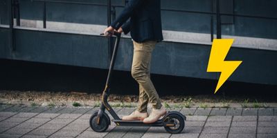 Vermogen-goede-elektrische-step