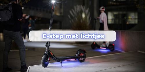 elektrische step met licht