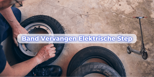 Elektrische step band vervangen